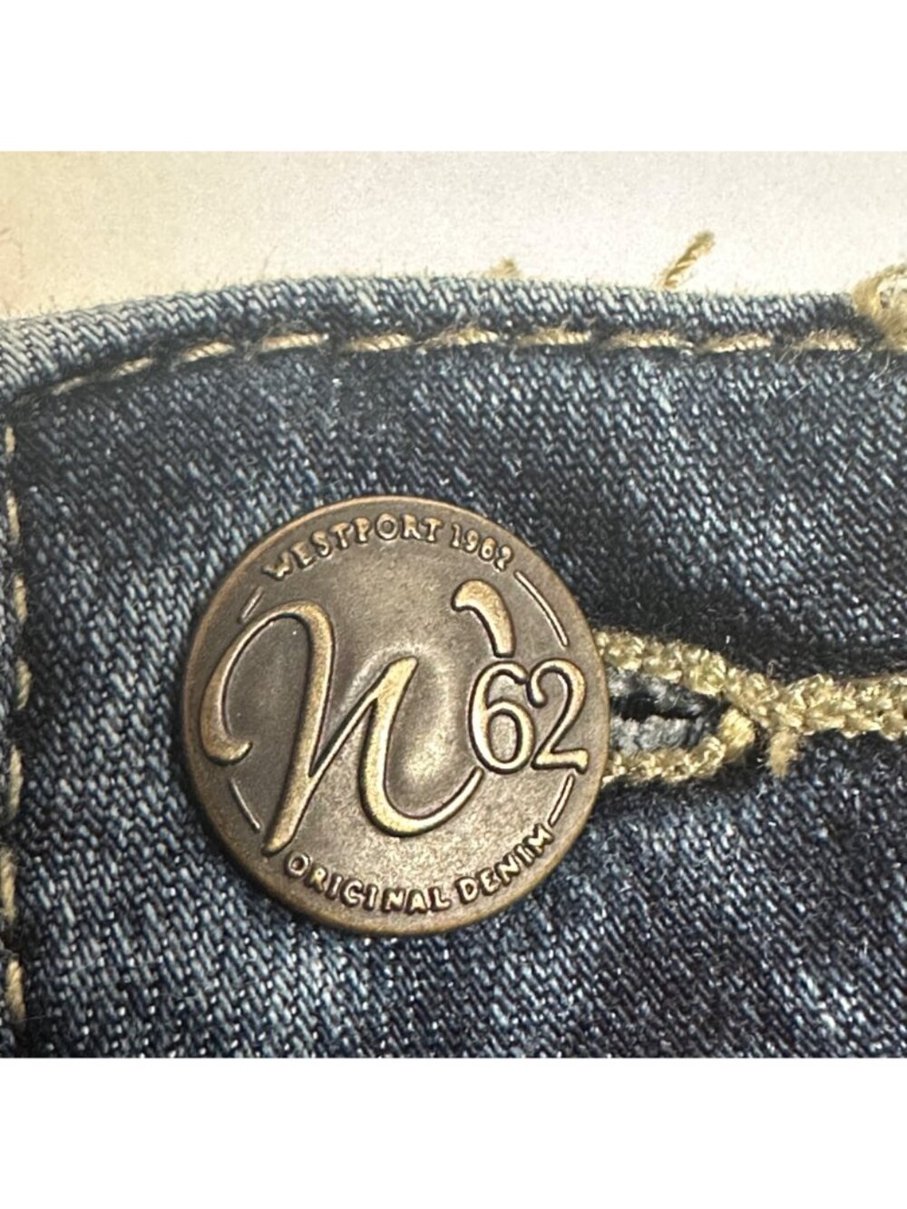 Westport 62 Womens Blue Denim Jean Skirt Size 6 Classic Summer Stretchy/Comfy - Picture 7 of 9